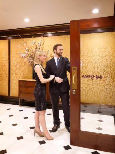 The famed Monkey Bar in New York City has an entrance right from the lobby of the Hotel Elysee in New York City.  Enjoy a delicious cocktail or grab a bite for lunch or dinner.  You won't be disappointed!