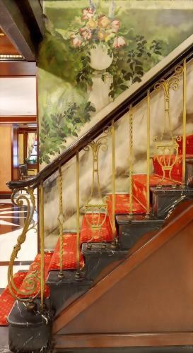 Grand Staircase of the Hotel Elysee New York by Library Hotel Collection