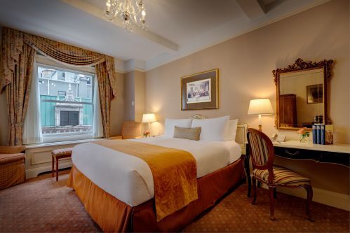 Deluxe Room with a King Bed at the Hotel Elysee