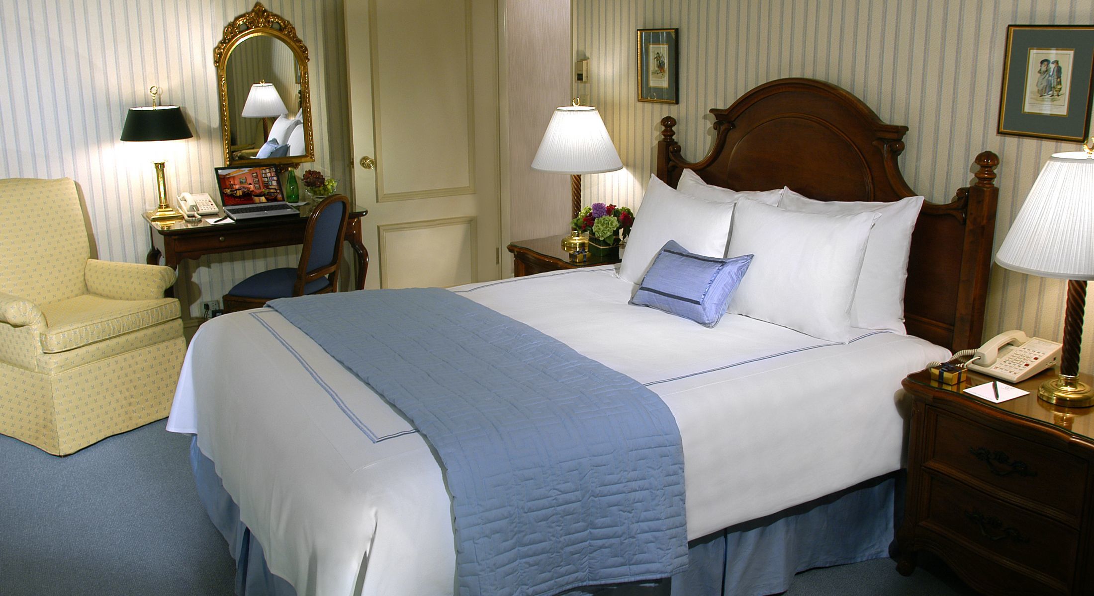 Our Deluxe Accessible Queen rooms are perfect for 1-2 guests and are ADA compliant
